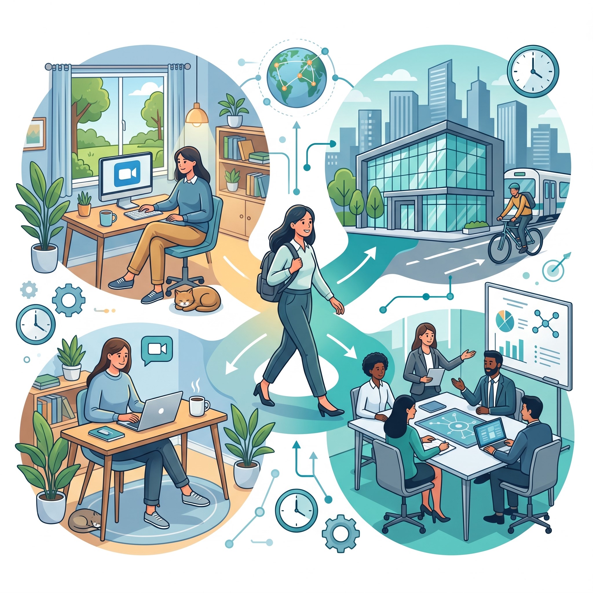 Hybrid Work Model